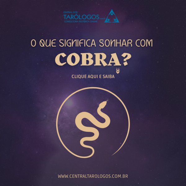 O que significa sonhar com cobra?